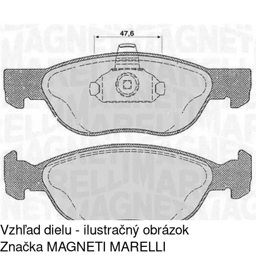 Brzdové dosky S70-0121 /POLCAR/ - obr. 4
