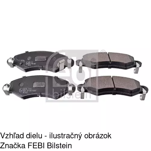 Brzdové dosky POLCAR S70-0183