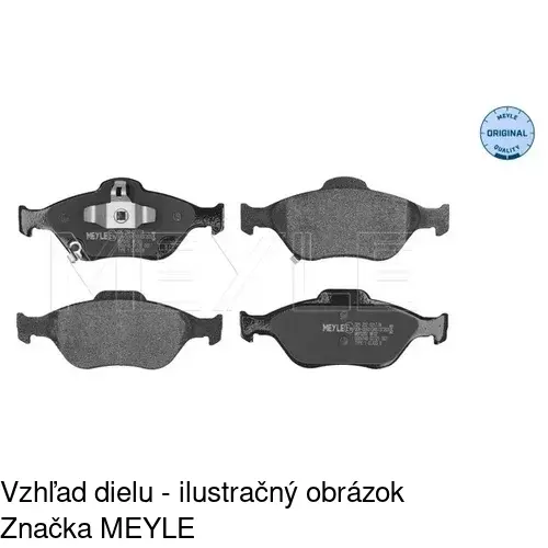 Brzdové dosky S70-0190 /POLCAR/ - obr. 4