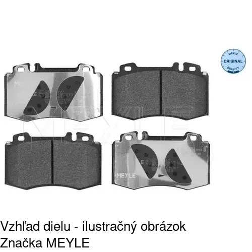 Brzdové dosky POLCAR S70-0198