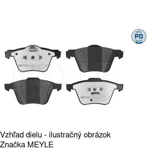 Brzdové dosky POLCAR S70-0251