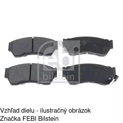 Brzdové dosky S70-0331 /POLCAR/ - obr. 3