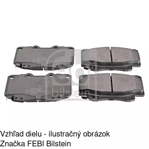 Brzdové dosky S70-0381 /POLCAR/ - obr. 5
