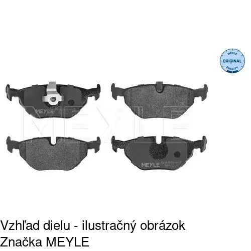 Brzdové dosky S70-1083 /POLCAR/ - obr. 1