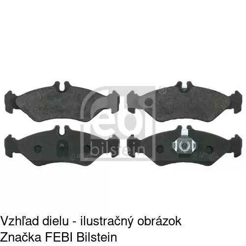 Brzdové dosky S70-1088 /POLCAR/ - obr. 5