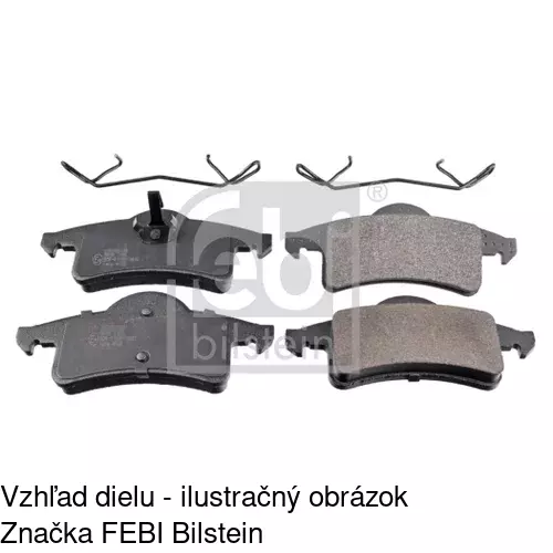 Brzdové dosky POLCAR S70-1346