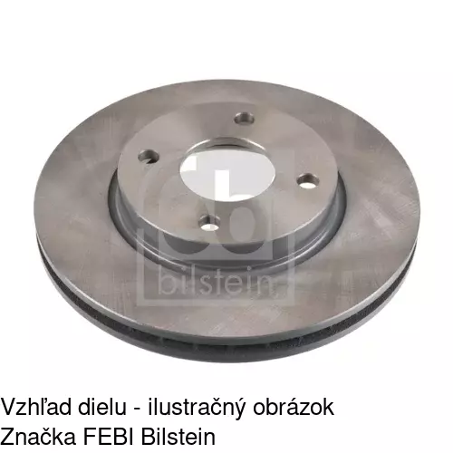 Brzdový kotúč S71-0007 /POLCAR/ - obr. 2