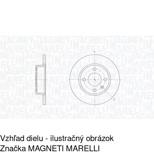 Brzdový kotúč S71-0105 /POLCAR/ - obr. 3