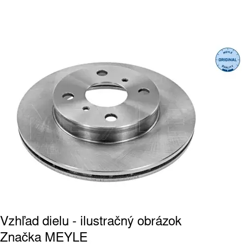 Brzdový kotúč S71-0113 /POLCAR/ - obr. 2