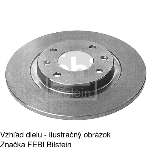 Brzdový kotúč S71-0118 /POLCAR/ - obr. 1