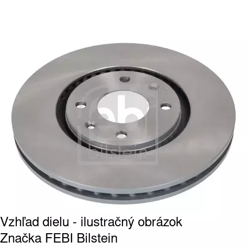 Brzdový kotúč POLCAR S71-0228