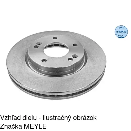 Brzdový kotúč S71-0329 /POLCAR/ - obr. 1