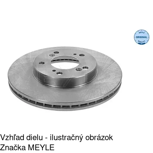 Brzdový kotúč S71-0340 /POLCAR/ - obr. 1