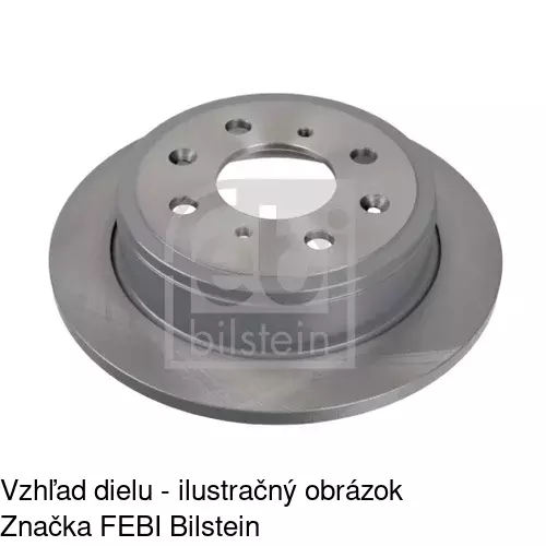 Brzdový kotúč S71-1094S /POLCAR/ - obr. 1