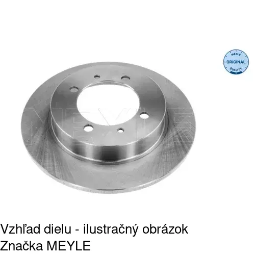 Brzdový kotúč POLCAR S71-1130