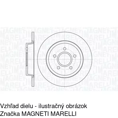 Brzdový kotúč S71-1156 /POLCAR/ - obr. 4