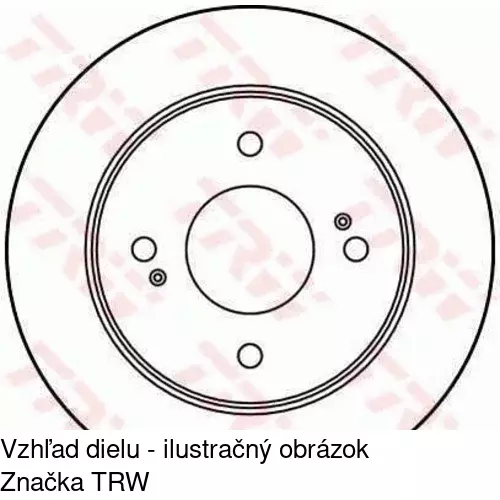 Brzdový kotúč S71-1305 /POLCAR/ - obr. 3