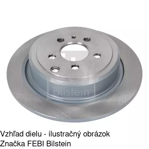 Brzdový kotúč S71-1356 /POLCAR/ - obr. 2