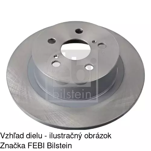 Brzdový kotúč POLCAR S71-1360