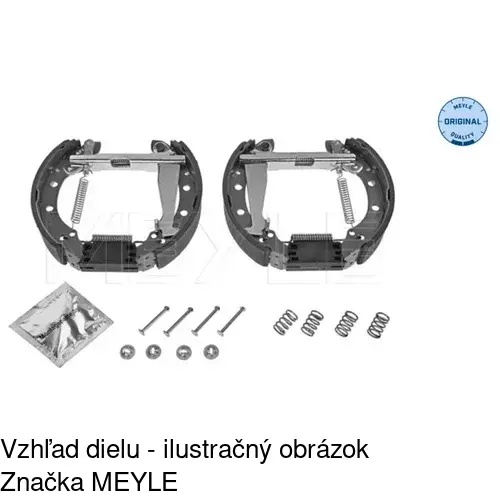 Brzdové čeľuste POLCAR S72-1053
