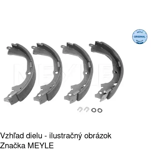 Brzdové čeľuste S72-1055 /POLCAR/ - obr. 2