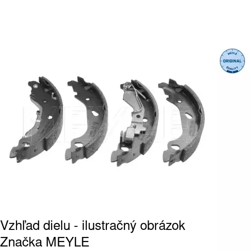Brzdové čeľuste S72-1086 /POLCAR/ - obr. 2