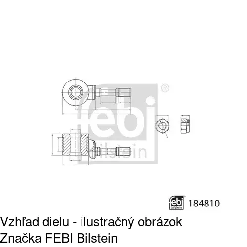 Tyčka stabilizátora V-907 /POLCAR/ - obr. 2
