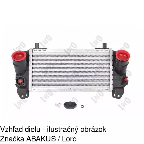 Chladiče vzduchu (Intercoolery) 1322J81X /POLCAR/ - obr. 2
