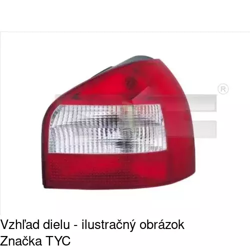 Zadné svetlo 1323883E /POLCAR/ - obr. 1