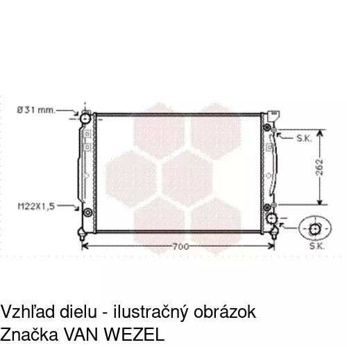 Chladiče vody 132408-9 /POLCAR/ - obr. 5
