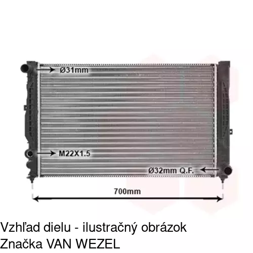 Chladiče vody 132408A7 /POLCAR/ - obr. 5