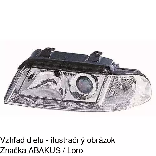 Hlavný reflektor 1325101V /POLCAR/ - obr. 2