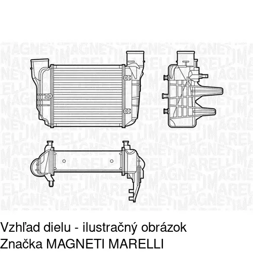 Chladiče vzduchu (Intercoolery) 1325J8-1 /POLCAR/ - obr. 3