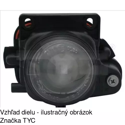 Hmlové svetlo - predné POLCAR 132729-E