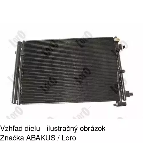 Chladiče klimatizácie 1330K8C1 /POLCAR/ - obr. 1