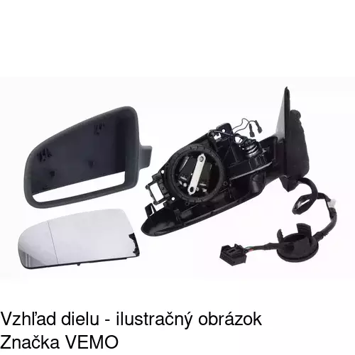Vonkajšie zrkadlo 1331518S /POLCAR/ - obr. 1