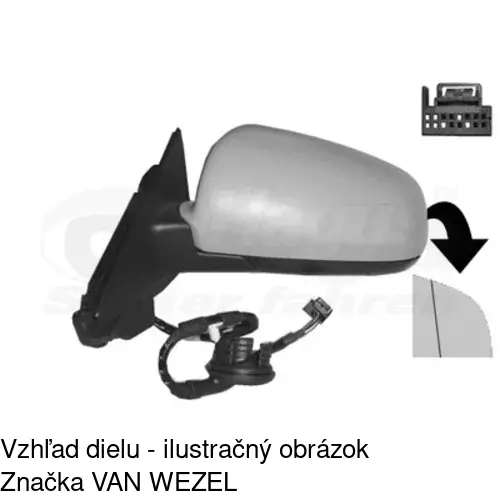 Vonkajšie zrkadlo 1331527M /POLCAR/ - obr. 4