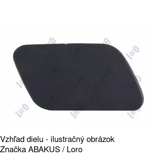 Záslepka ostrekovača svetla 13350716 /POLCAR/ - obr. 2