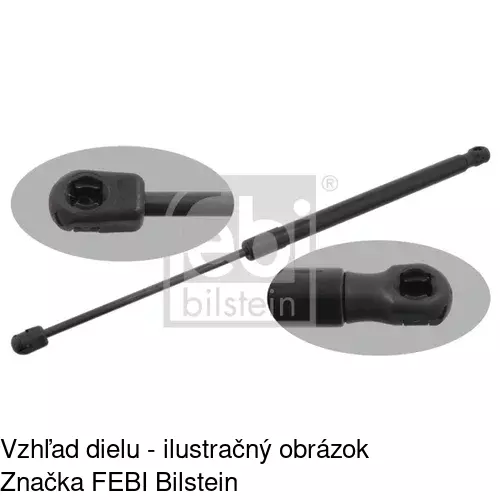 Plynová pružina 1335AB1 /POLCAR/ - obr. 1