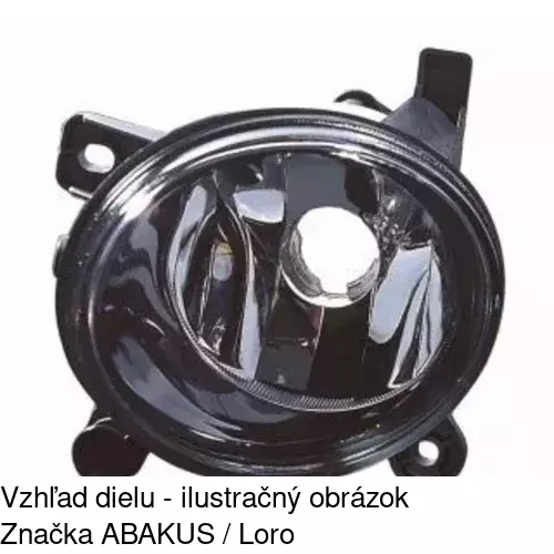 Hmlové svetlo - predné 133729-H /POLCAR/ - obr. 4
