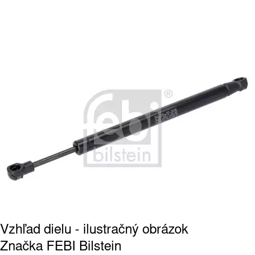 Plynová pružina 1337AB2 /POLCAR/ - obr. 1
