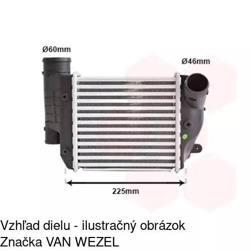 Chladiče vzduchu (Intercoolery) 1338J82X /POLCAR/ - obr. 3