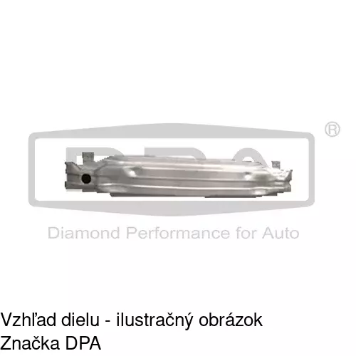 Výstuha nárazníka 133907-3 /POLCAR/ - obr. 1