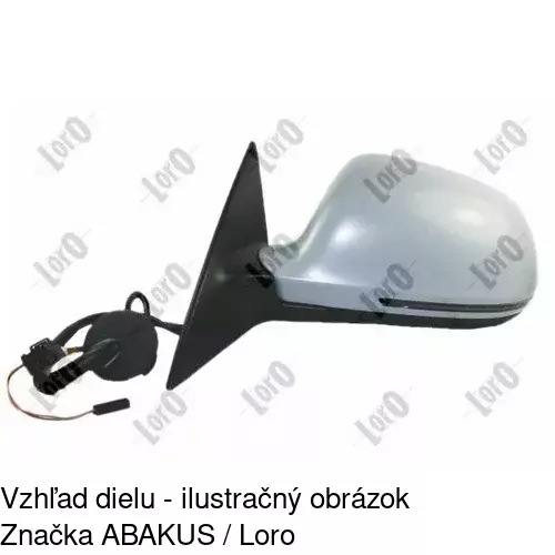 Vonkajšie zrkadlo 133952-M /POLCAR/ - obr. 2