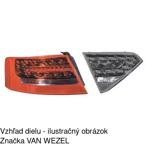 Zadné svetlo 1355872U /POLCAR/ - obr. 1