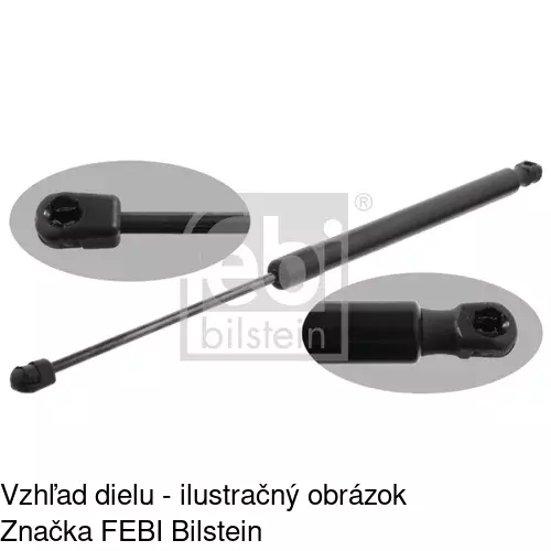 Plynová pružina 1365AB1 /POLCAR/ - obr. 1