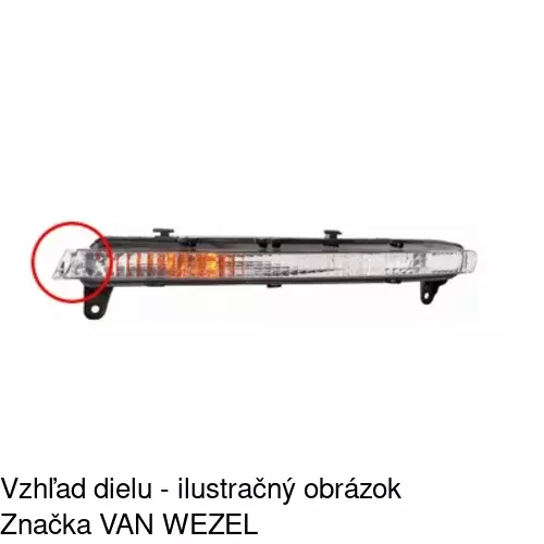 Predná smerovka s obrysom 137019-V /POLCAR/ - obr. 1