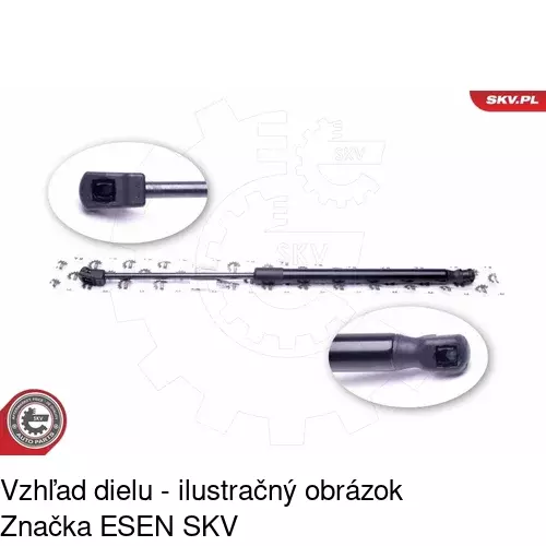 Plynová pružina 1404AB /POLCAR/ - obr. 4