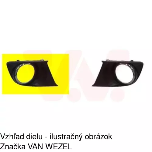 Rámik hmlového svetla 141127-6 /POLCAR/ - obr. 1