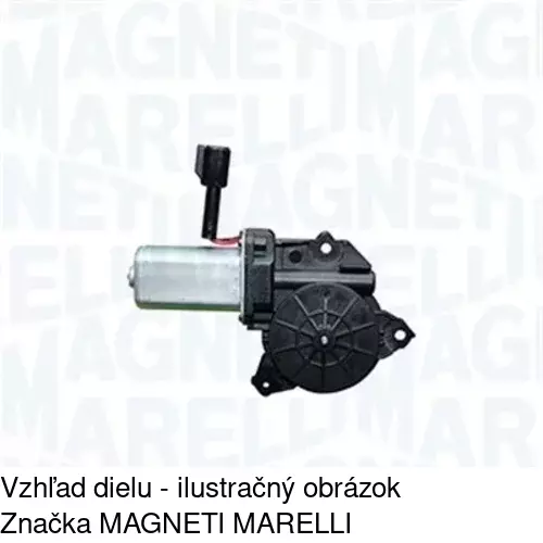 Elektrický mechanizmus okna dverí 1411PSE1 /POLCAR/ - obr. 2